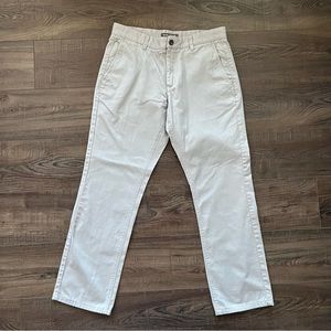 Slate & Stone Light Gray Chino Pants 32x32